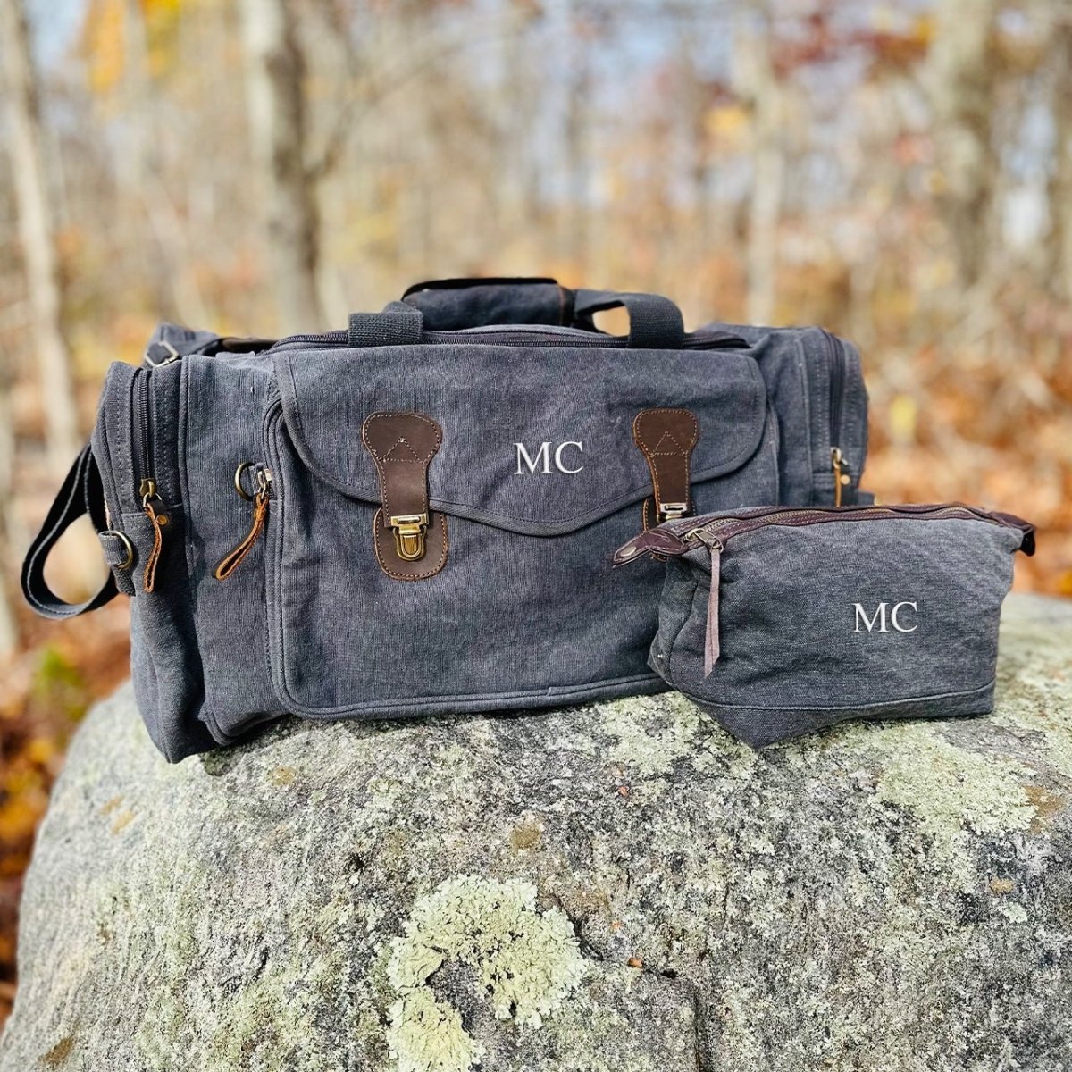 Duffle and Dopp Set - Duffle Bag - GroomsDay