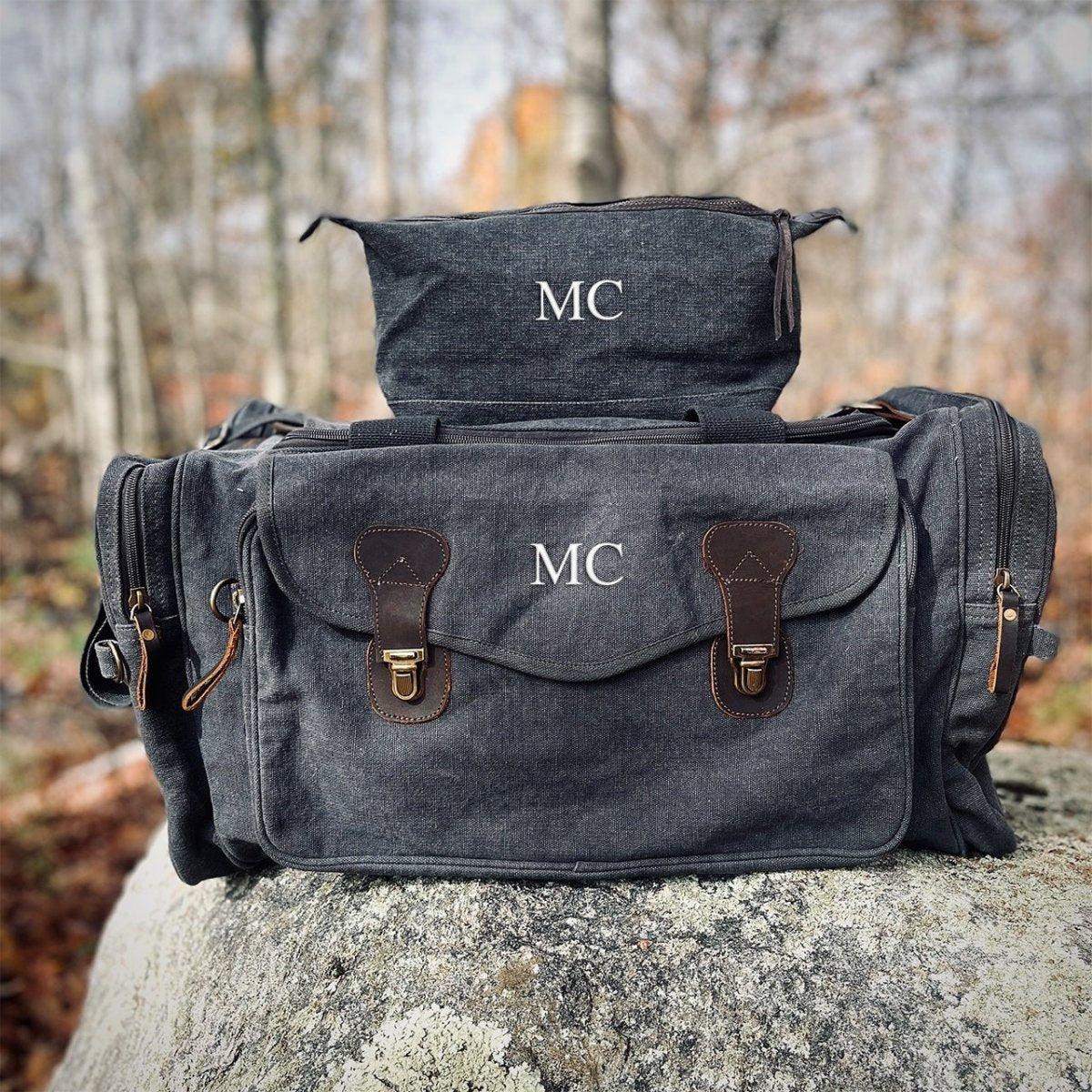 Duffle and Dopp Set - Duffle Bag - GroomsDay