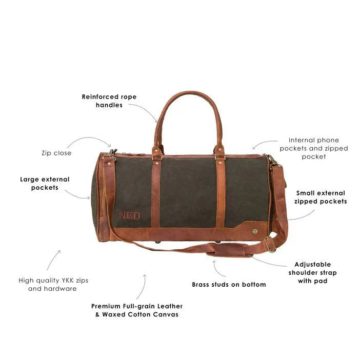 Canvas Deep Weekender - Duffel Bags - GroomsDay