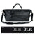 Large Black Leather Duffle