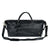 Large Black Leather Duffle