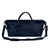 Navy Leather Duffle