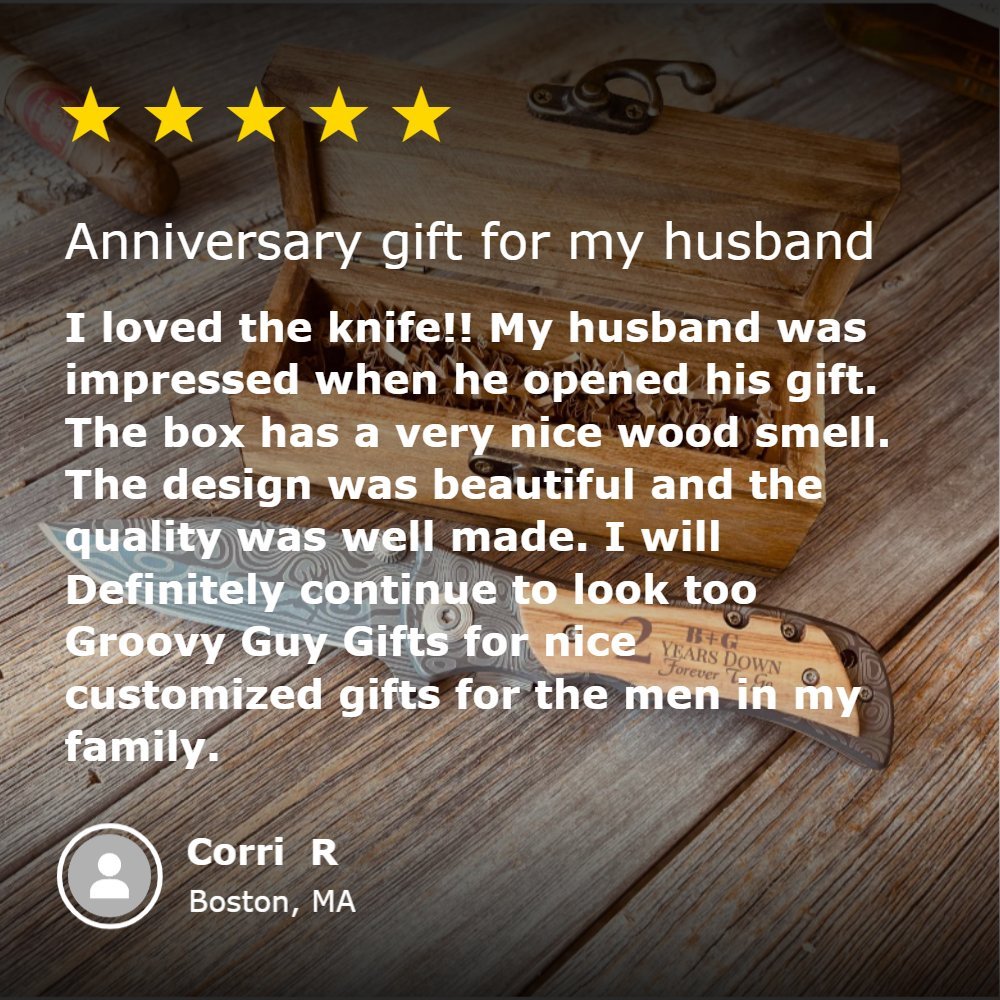 Knife to Remember - Anniversary - GroomsDay