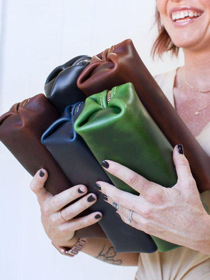 Leather Dopp Kit & Toiletry Bag - Dopp Kit - GroomsDay
