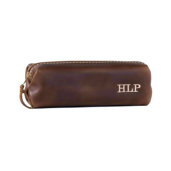 Leather Dopp Kit & Toiletry Bag - Dopp Kit - GroomsDay