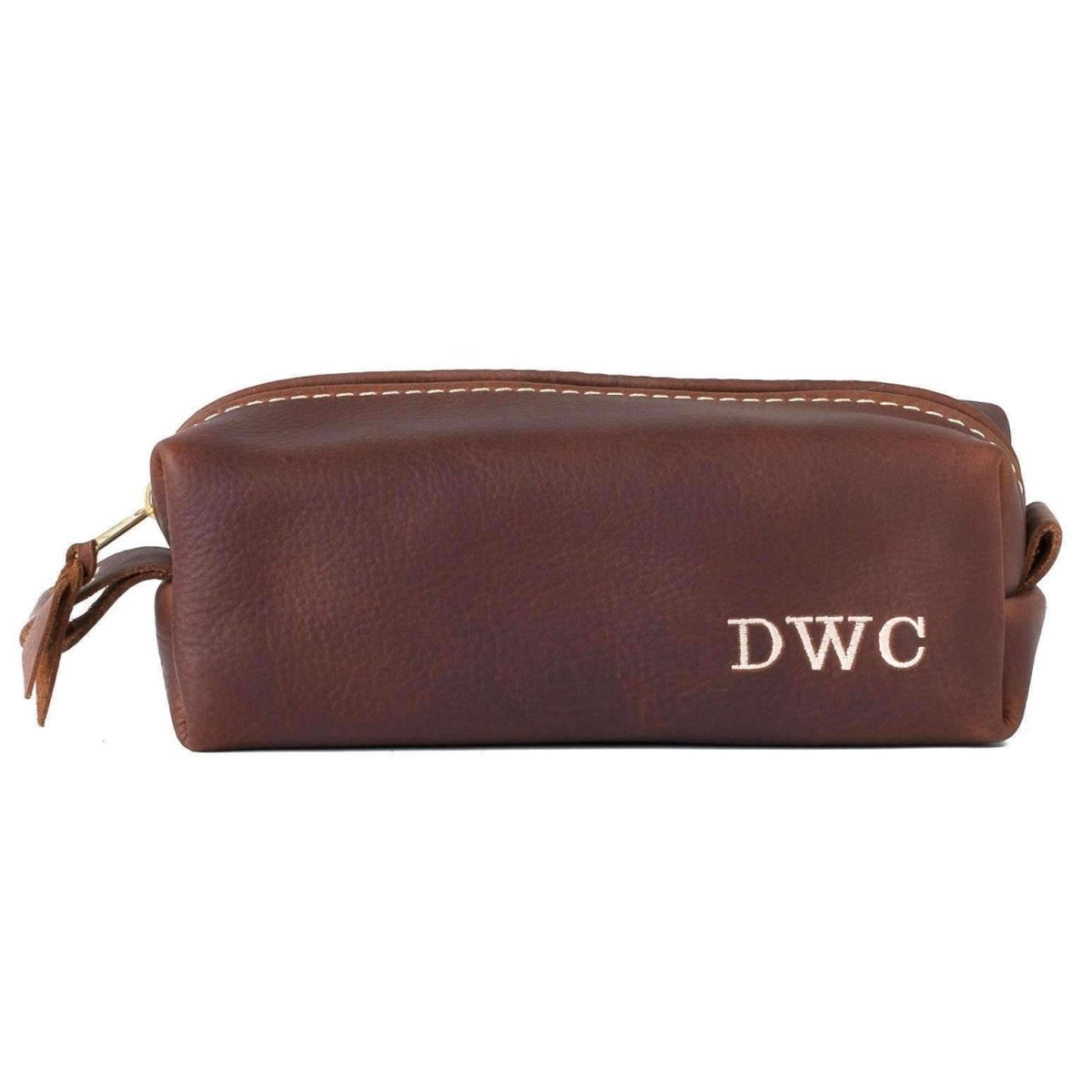 Leather Dopp Kit & Toiletry Bag - Dopp Kit - GroomsDay