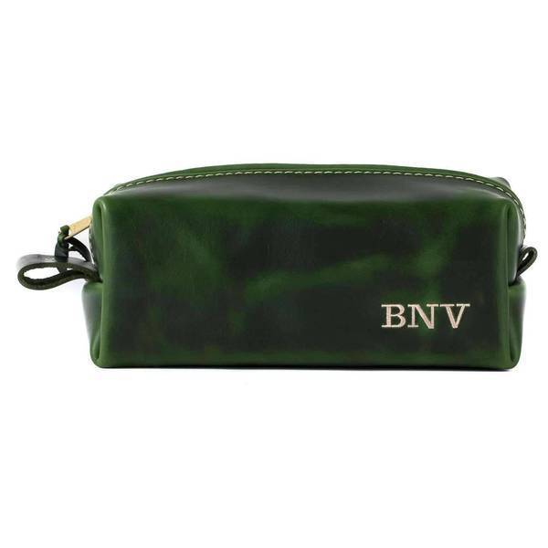 Leather Dopp Kit & Toiletry Bag - Dopp Kit - GroomsDay