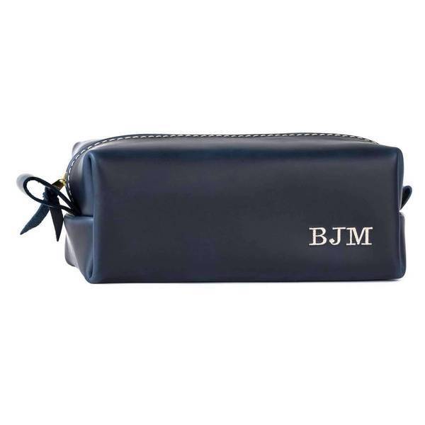 Leather Dopp Kit & Toiletry Bag - Dopp Kit - GroomsDay