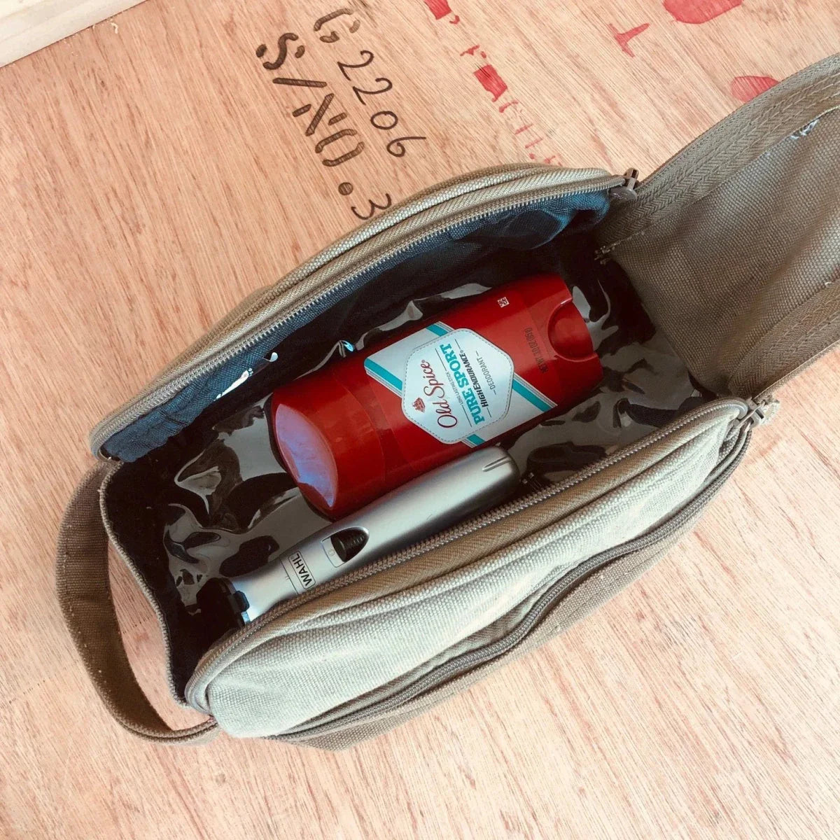 Durable Personalized Canvas Toiletry Bag - Toiletry Bag - GroomsDay