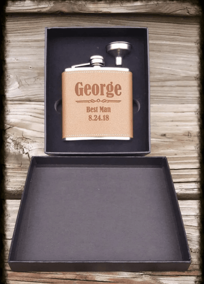 Picture Perfect Flask Set - Flasks - GroomsDay