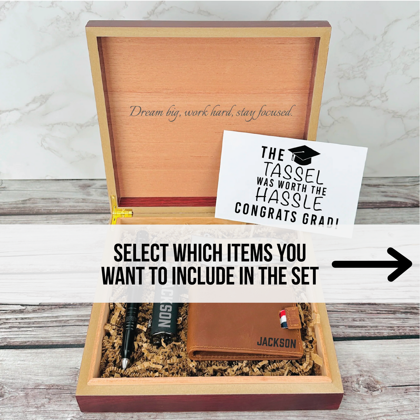 Prestige Scholar Personalized Graduation Gift Set