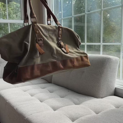 Workhorse Monogrammed Weekender Bag