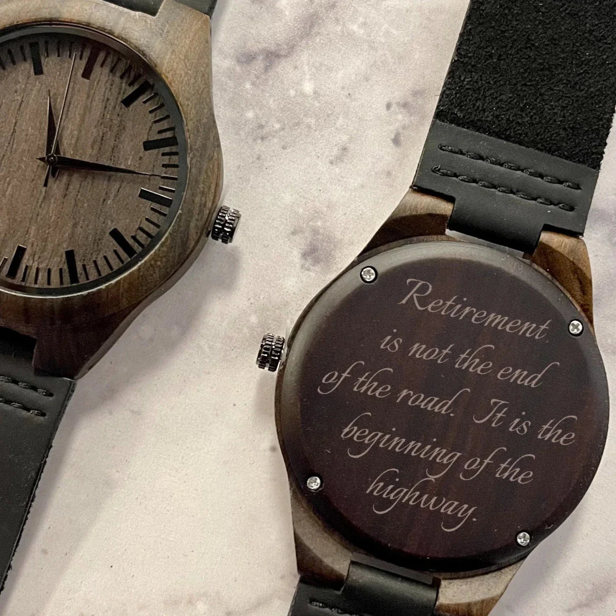 Elegant Personalized Men's Wood Watch - Anniversary - GroomsDay