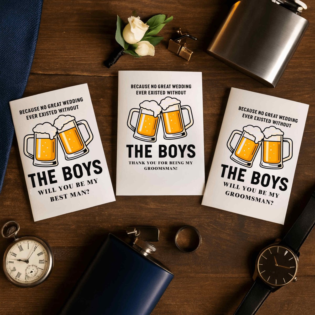 The Boys Wedding Proposal - Groomsmen Proposal - GroomsDay