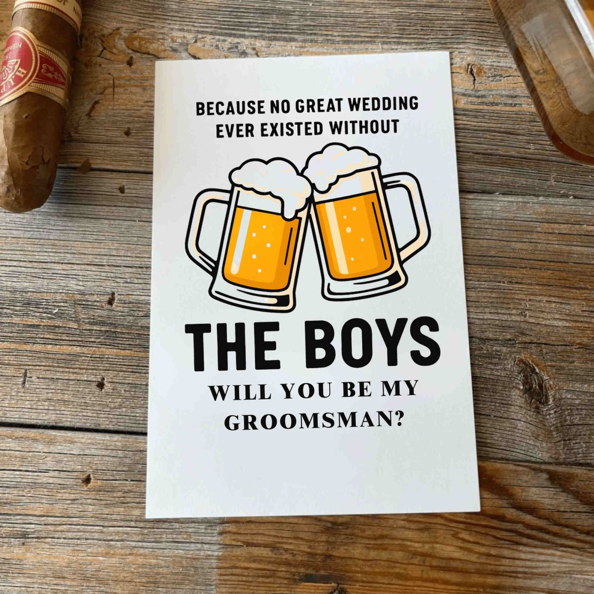 The Boys Wedding Proposal - Groomsmen Proposal - GroomsDay