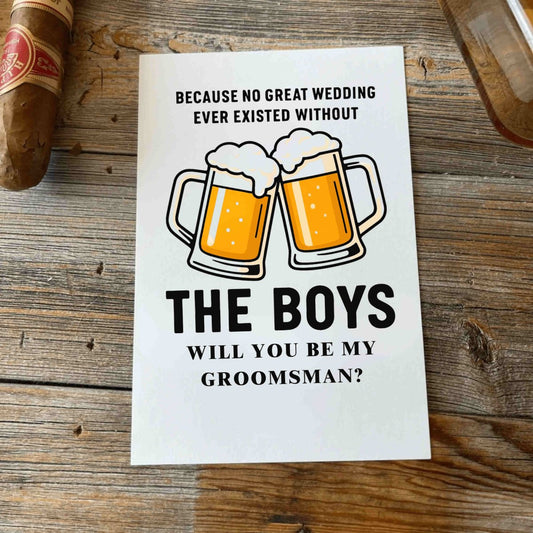The Boys Wedding Proposal - Groomsmen Proposal - GroomsDay