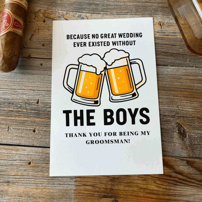 The Boys Wedding Proposal - Groomsmen Proposal - GroomsDay
