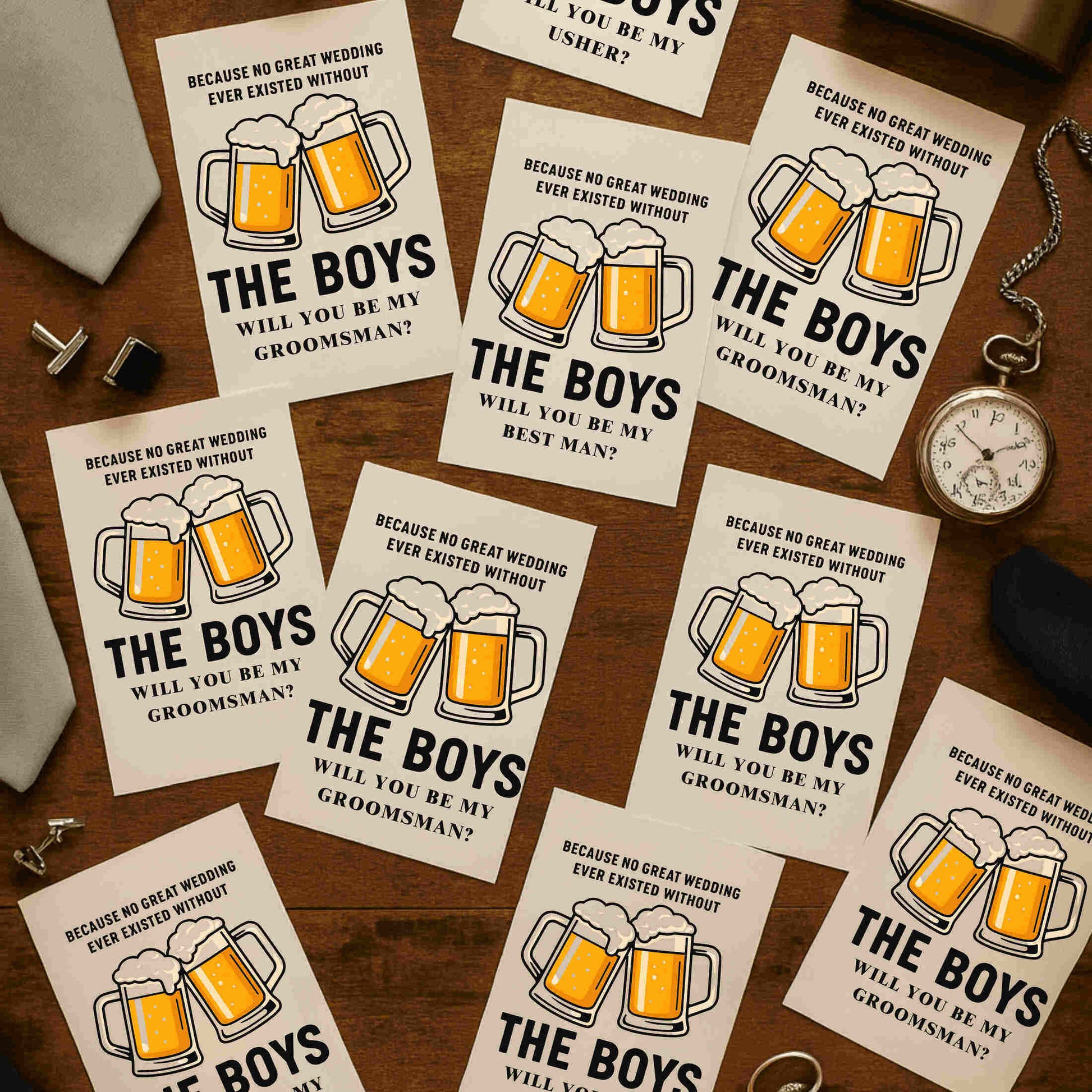 The Boys Wedding Proposal - Groomsmen Proposal - GroomsDay