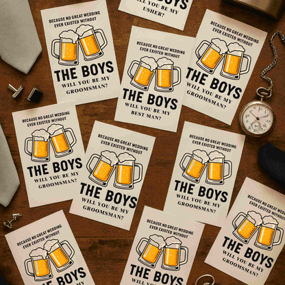 The Boys Wedding Proposal - Groomsmen Proposal - GroomsDay