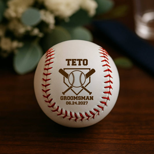 Batter Up Proposal Baseball - Groomsmen Proposal - GroomsDay