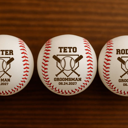 Batter Up Proposal Baseball - Groomsmen Proposal - GroomsDay