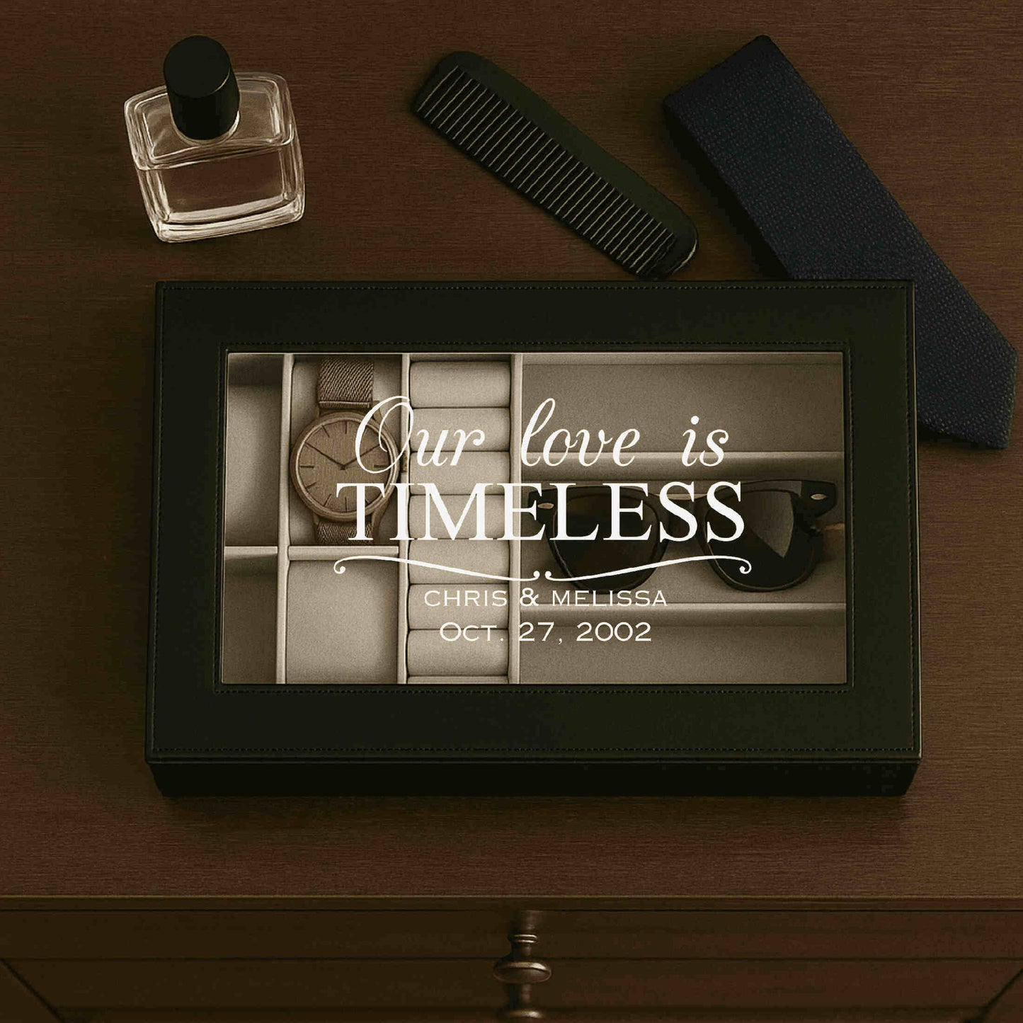 Anniversary Men's Organizer Box - Anniversary - GroomsDay
