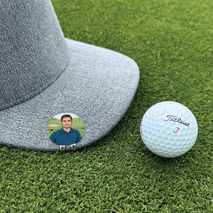 Personalized Cartoon Ball Marker - Golf - GroomsDay