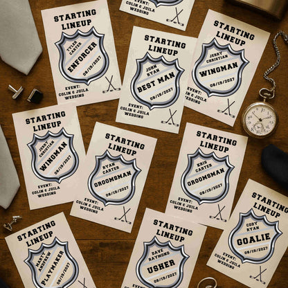 Hockey Groomsmen Proposal Card - Proposal Card - GroomsDay
