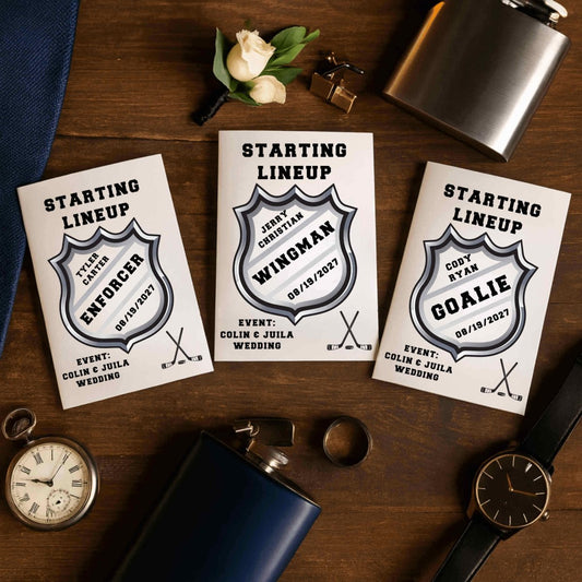 Hockey Groomsmen Proposal Card - Proposal Card - GroomsDay