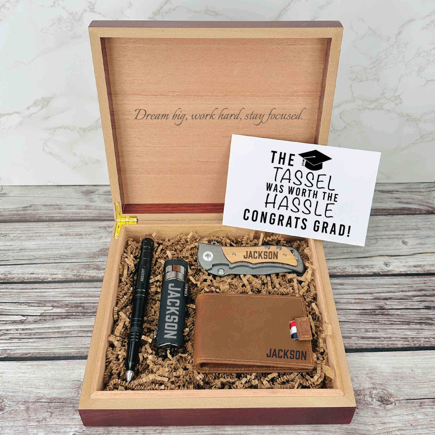 Prestige Scholar Personalized Graduation Gift Set