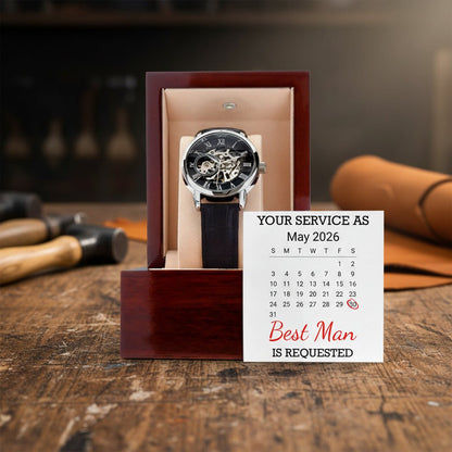 Groomsmen Save The Date Watch - Groomsmen - GroomsDay