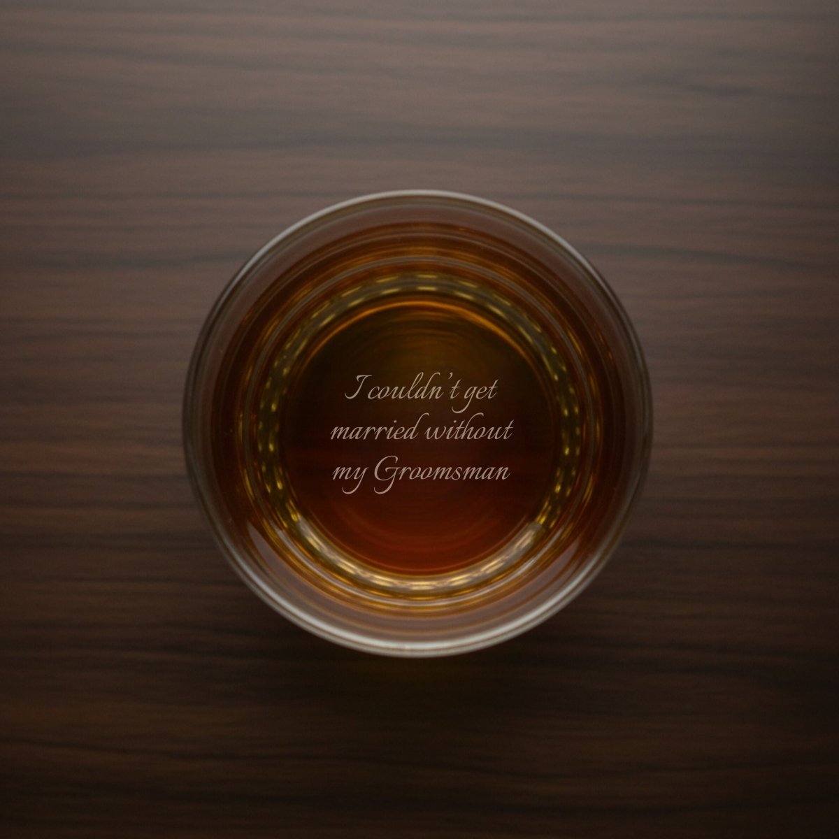 Groomsmen Hidden Proposal Whiskey Glass - Groomsmen - GroomsDay