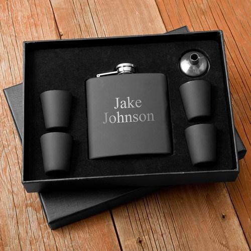 Shots on the Go Flask Set - Flask - GroomsDay