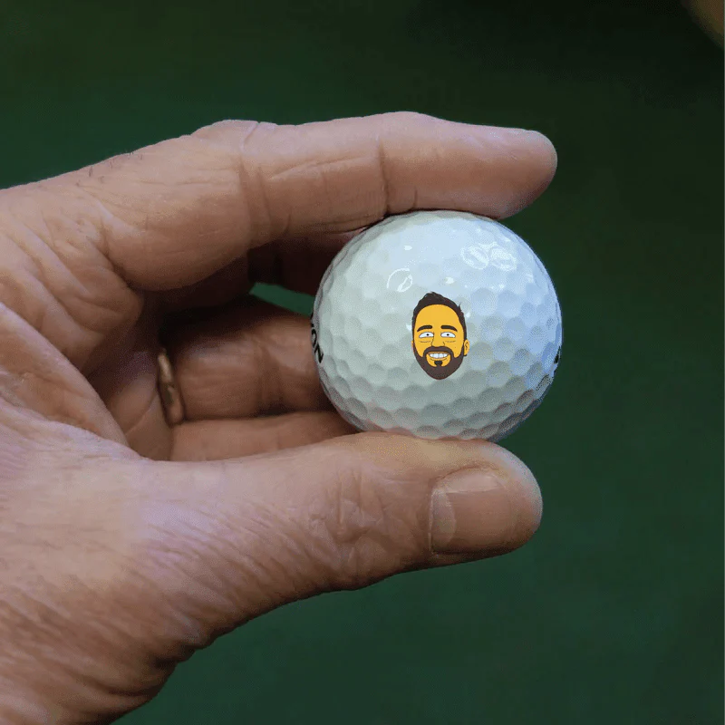 Custom Simpson Caricature Golf Balls - Golf - GroomsDay
