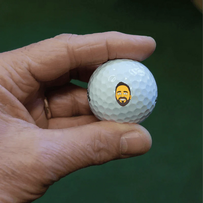 Custom Simpson Caricature Golf Balls - Golf - GroomsDay