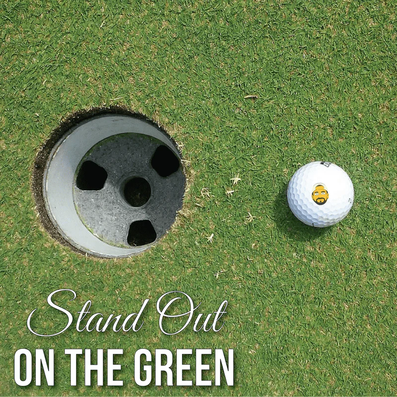 Custom Simpson Caricature Golf Balls - Golf - GroomsDay
