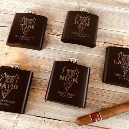 Slick Rick Personalized Flasks - Personalized Flasks - GroomsDay