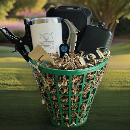 Golf Cigar Gift Basket