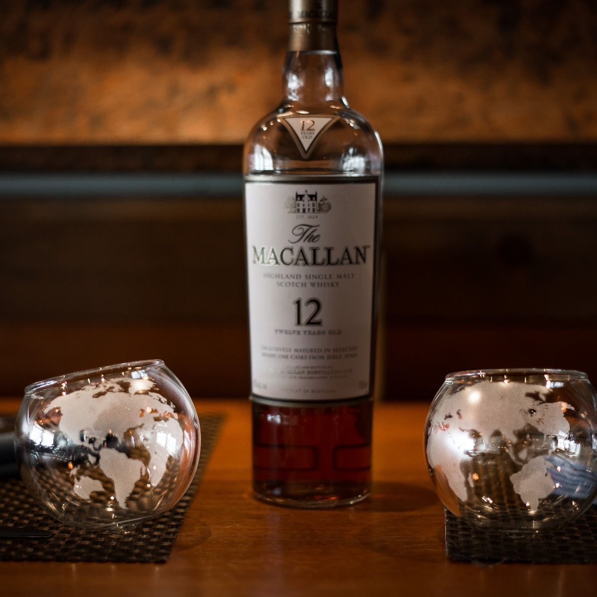 World Keeps Spinning - Whiskey Glass - GroomsDay