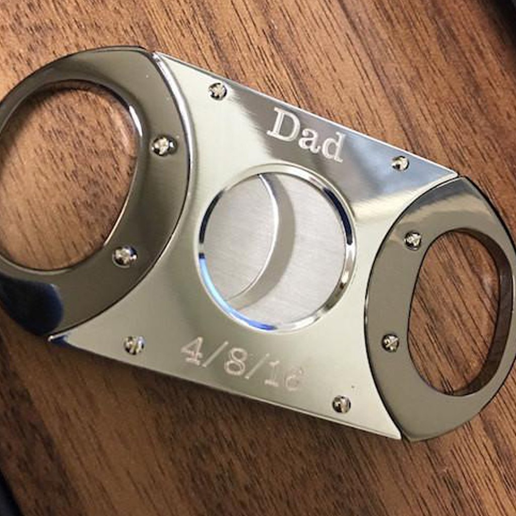 Cigar Cutter Engraved, V Cut Cigar Cutter outlet Engraved, Groomsmen Cigar Cutter, Groomsmen Gift, Fathers day Gift, Anniversary Gift CACU137GM