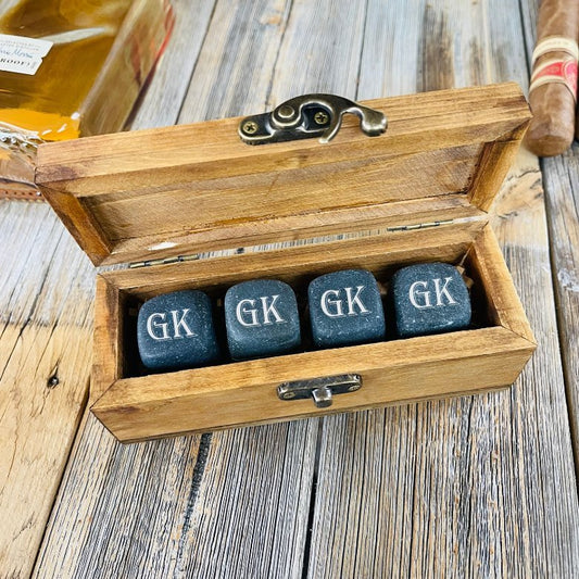 Engraved Whiskey Stones - Whiskey - GroomsDay