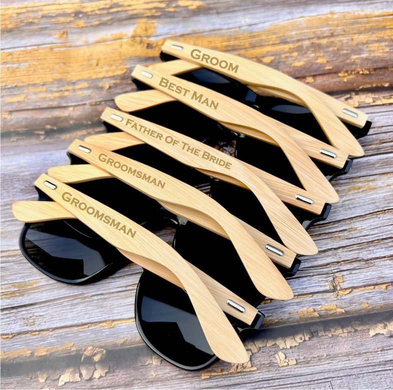 Custom Wedding Role Sunglasses - GroomsDay