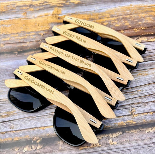 Custom Wedding Role Sunglasses - GroomsDay