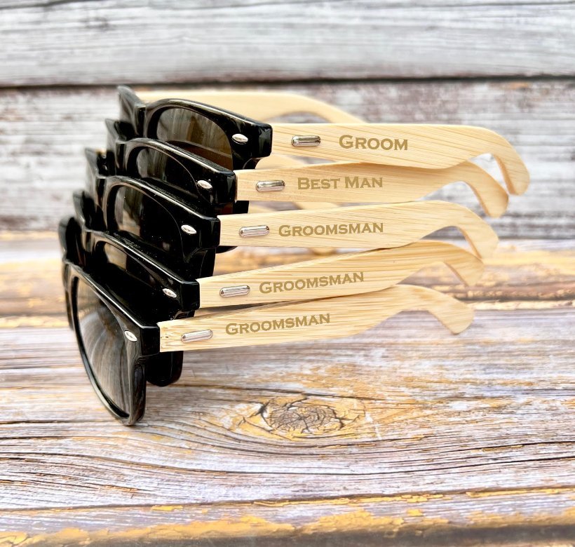 Custom Wedding Role Sunglasses - GroomsDay