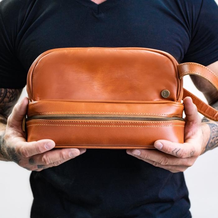 Leather Toiletry Bag