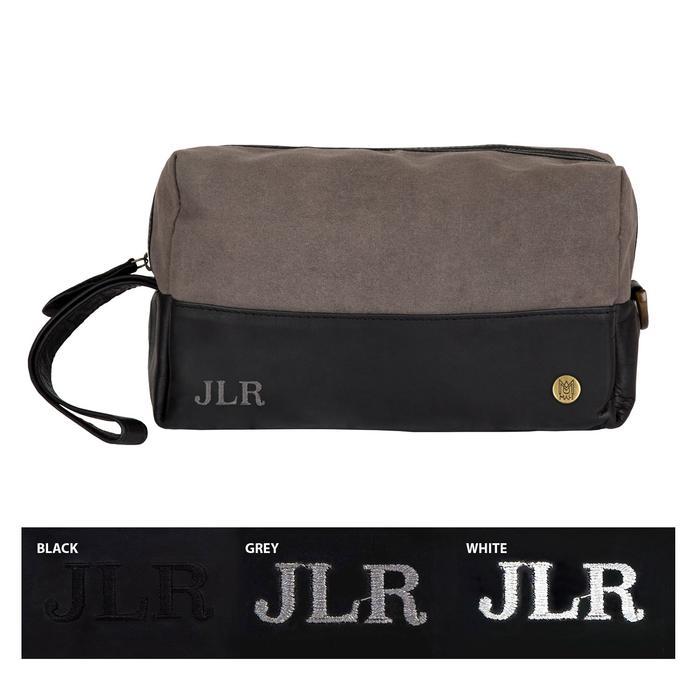 The Classic Canvas Wash Bag - Dopp Kit - GroomsDay