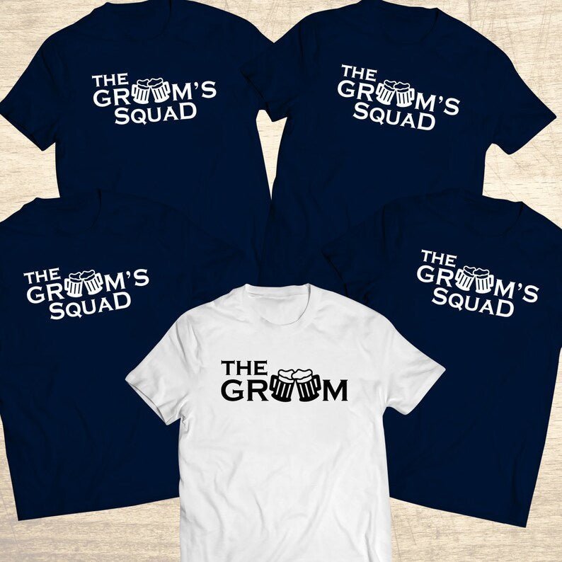 Shirts The Groom's Squad Shirts by Groovy Groomsmen Gifts