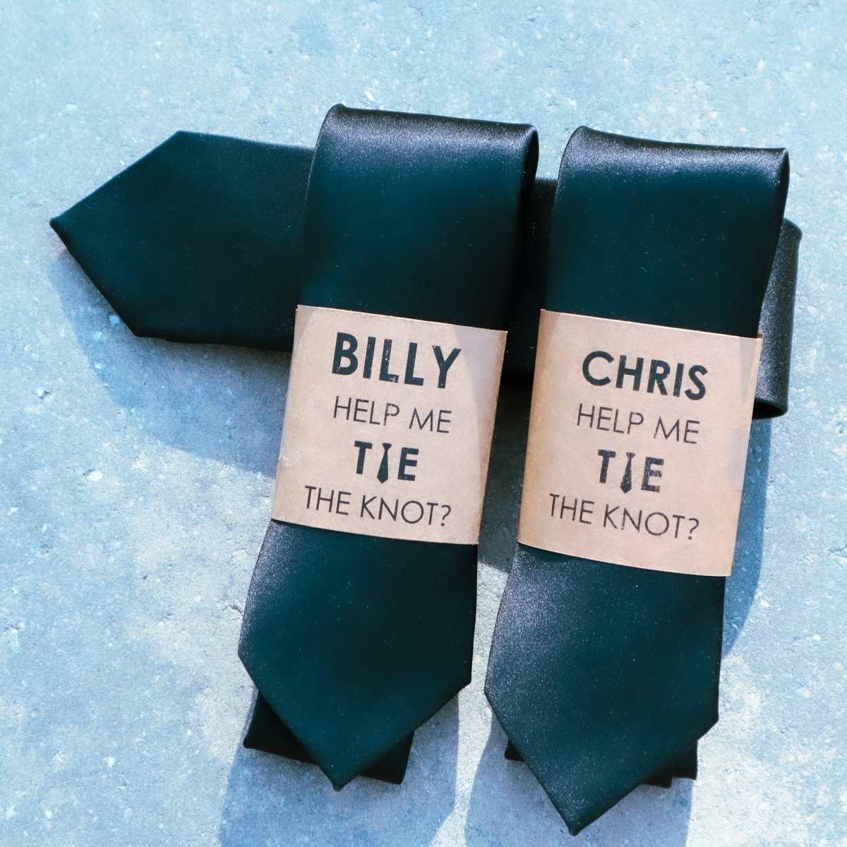 The Knotty Proposal - Groovy Threads - GroomsDay