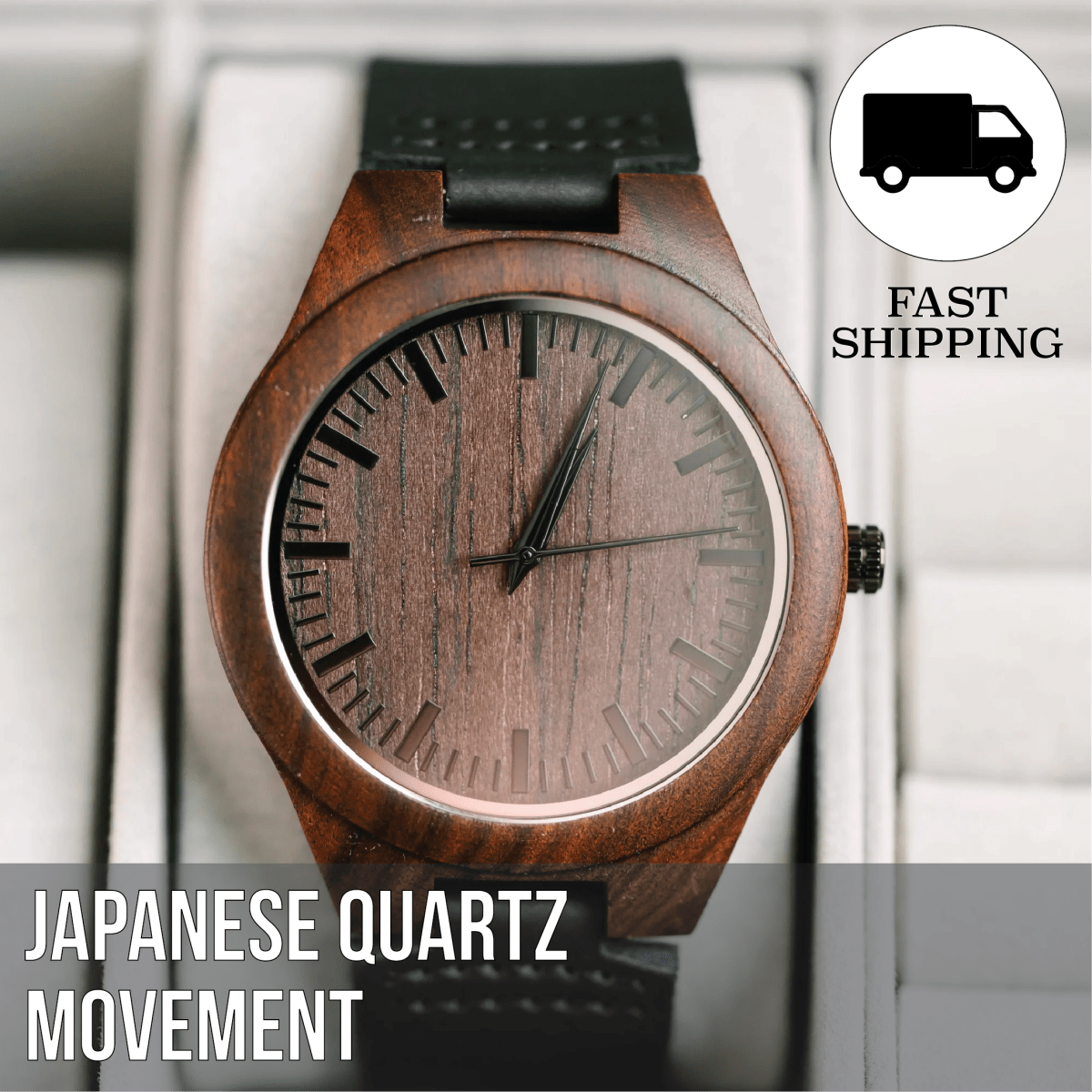 Unique Personalized Personalized Keepsake Wood Watch Customized Watches Gifts for Men by Groovy Guy