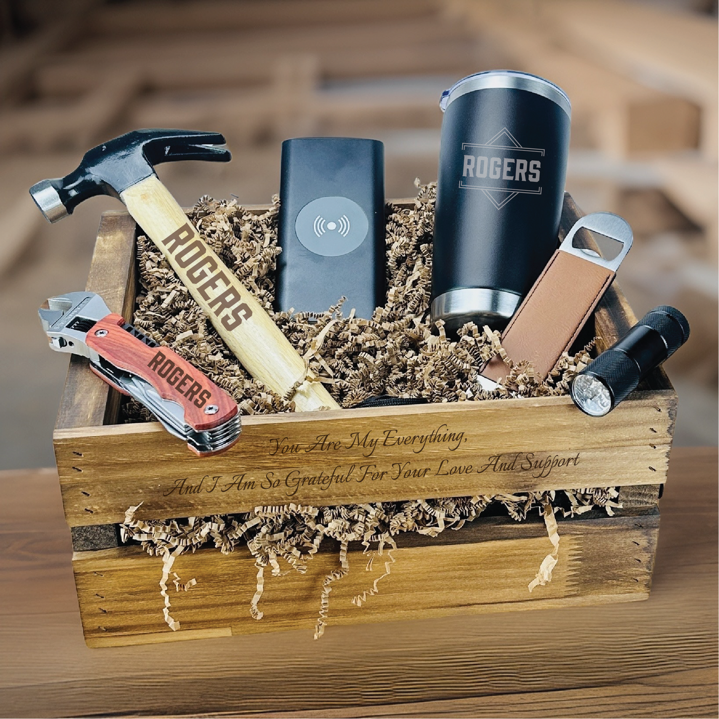 Personalized Handyman Gift Basket